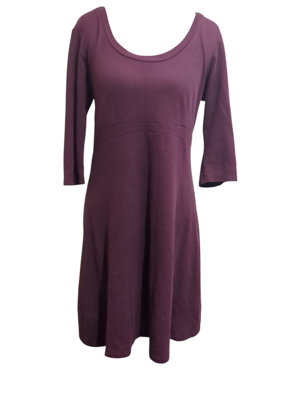 HORNY TOAD Nena Purple Fit & Flare A Line Empire Waist Dress Med Dark Academia